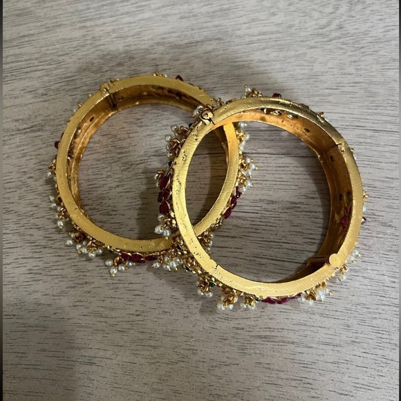 Golden Indian Bangles  - Picture 2 of 5